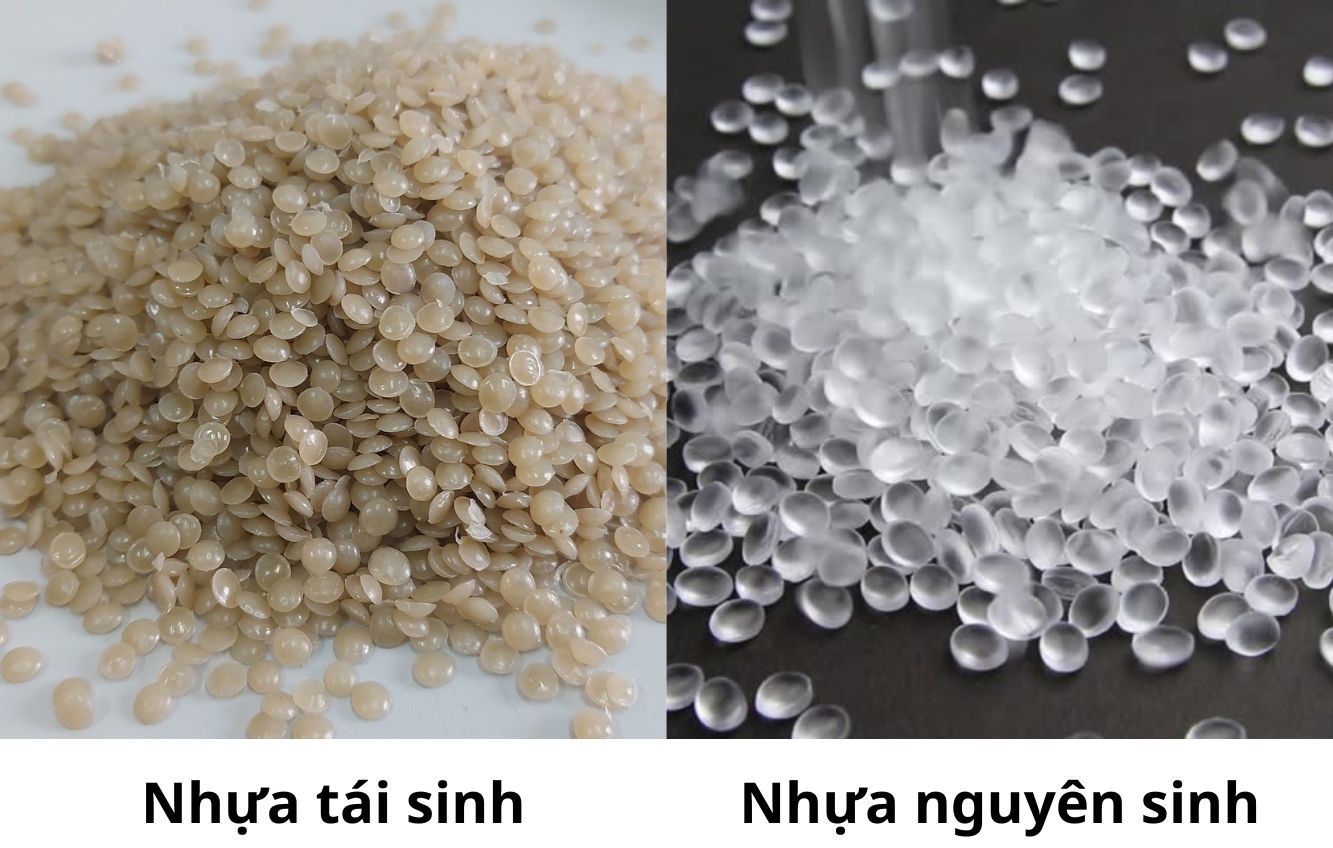 So sánh nhựa tái sinh và nhựa nguyên sinh